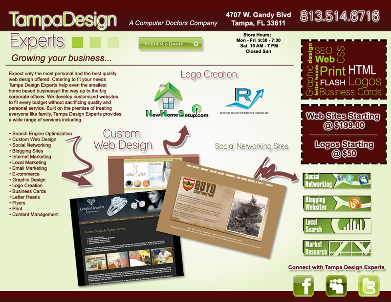 websites starting @ $199